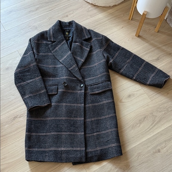 House of Harlow 1960 Jackets & Blazers - NEW- House of Harlow 1960 Wool Blend Plaid Coat